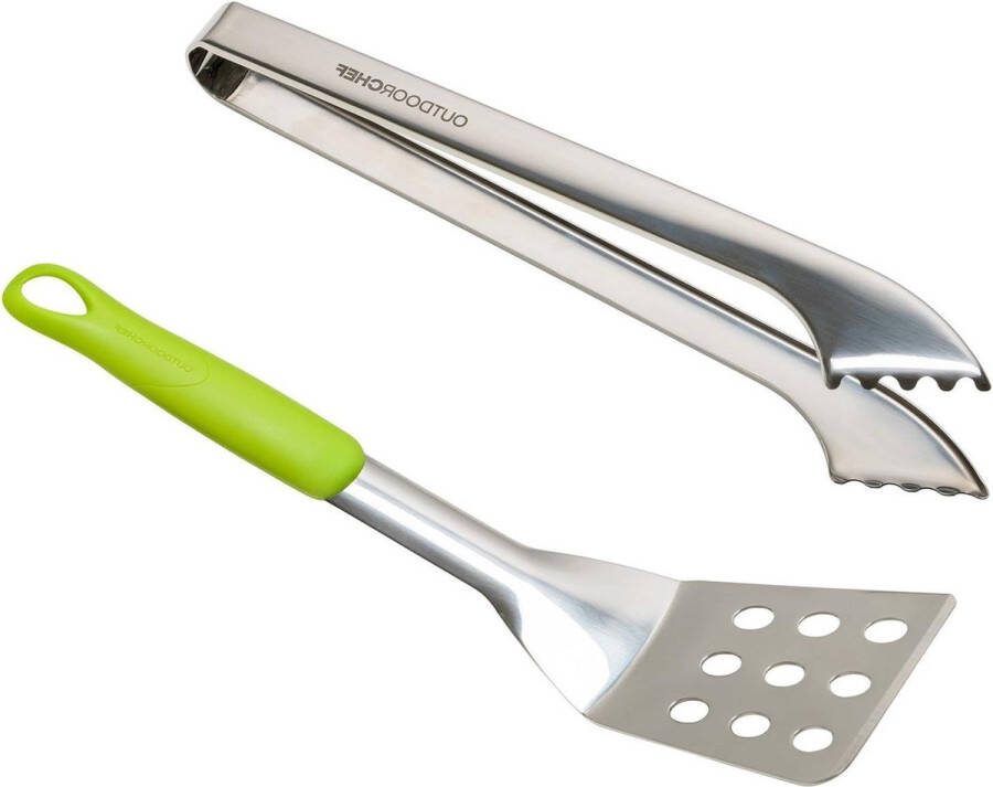 Grill accessoires bestekset Starter zilver 245x66x41 cm Voor barbecues