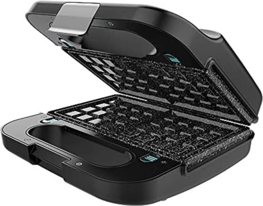 Grill Apparaat Uitneembare Platen Contactgrill met Uitneembare Platen Grill Plaat Tosti Ijzer met Uitneembare Platen 4-in-1 Tosti-ijzer 1000 W