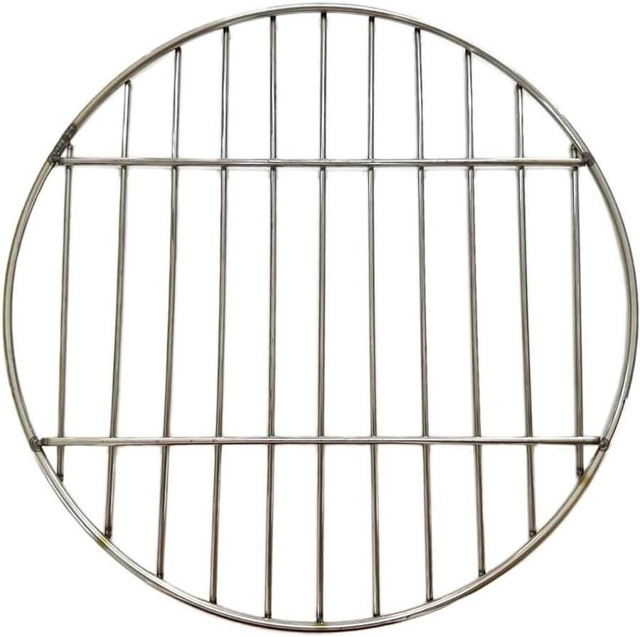 Grill grate round Ø 38 cm 11 bar Distance 3 cm stainless steel BBQ accessories easy to clean Bekasa bbq accessoires