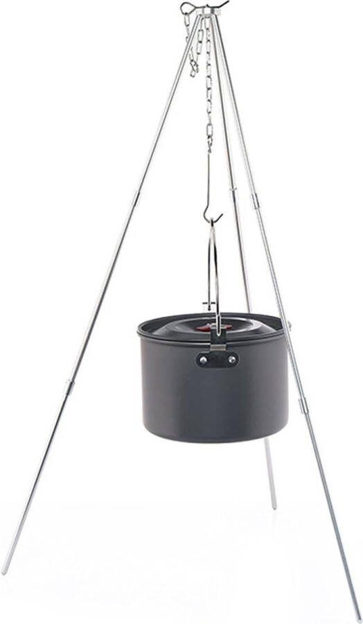 Grillaccessoires voor buiten Draagbaar campingstatief voor barbecue Aluminium pannenlap om op te hangen Kookgerei voor buiten Hangend kookgerei voor camping Koken in de open lucht