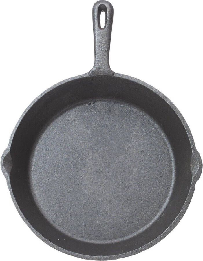 Grillpan geschikt voor inductie rond gietijzer 24 cm