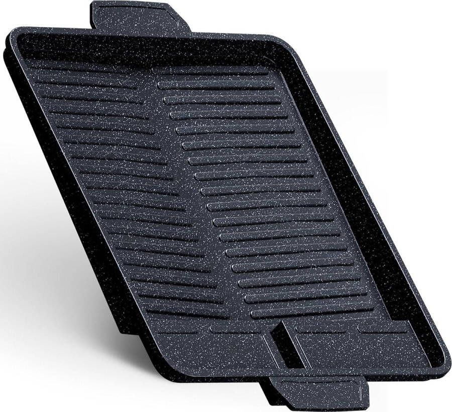 Grillplaat Anti-aanbak Camping- en gasgrill Accessoires Hulpstuk voor gasfornuis BBQ Inductie Opzetstuk