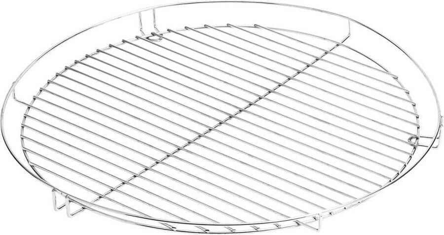 Grillrooster 50 cm chroom rond barbecue accessoire