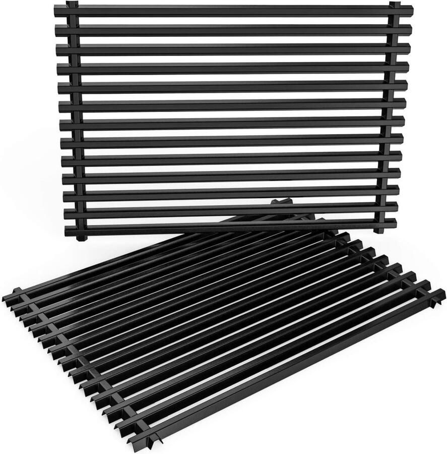 Grillrooster Geëmailleerd Rooster Weber Spirit E310 E320 S310 S320 Gasbarbecue Rechthoekig Barbecue Gasgrill Houtskoolgrill 44x30cm 2 Stuks