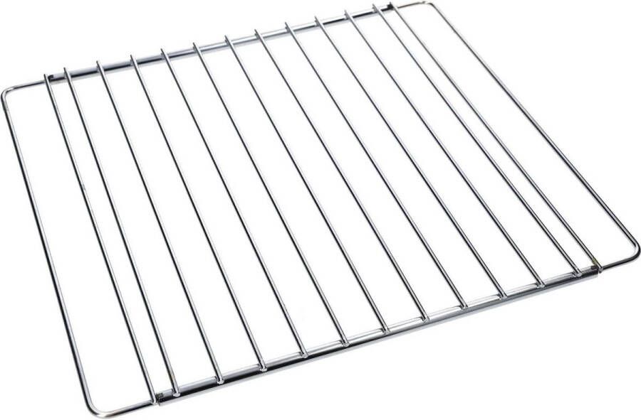 Grillrooster uittrekbaar 35-56 cm universeel inzetbaar voor oven met Wpro 480181700954 geschikt voor maten bakrooster