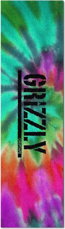 Grizzly Stamped Tie Dye Grip Tape 9 Skateboard Griptape + GRATIS VERZENDING