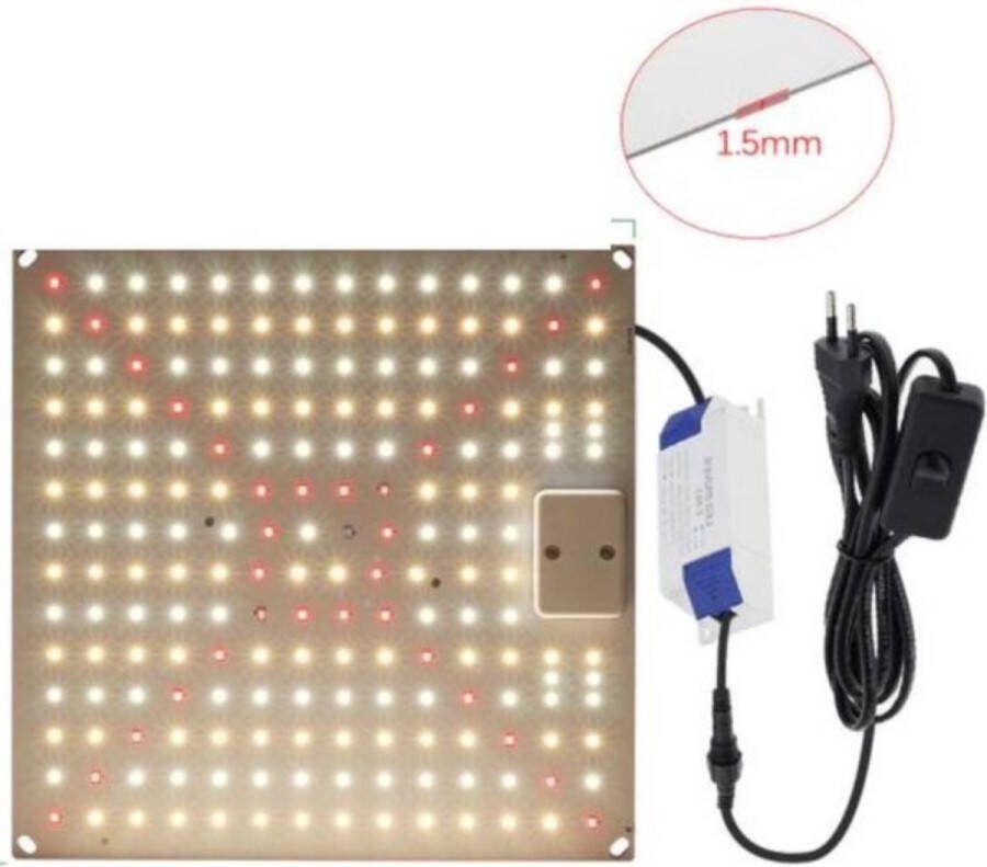 Groeilamp Planten Kweeklamp LED Full Spectrum Grow Light Inclusief Statief 65W