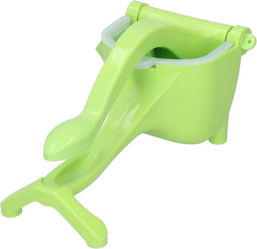 Groene fruitpers Handmatige sapcentrifuge Limoenhandpers Citroenpers Limoenpers Handmatige sapcentrifuge Citruspers V-vormig knijpgat