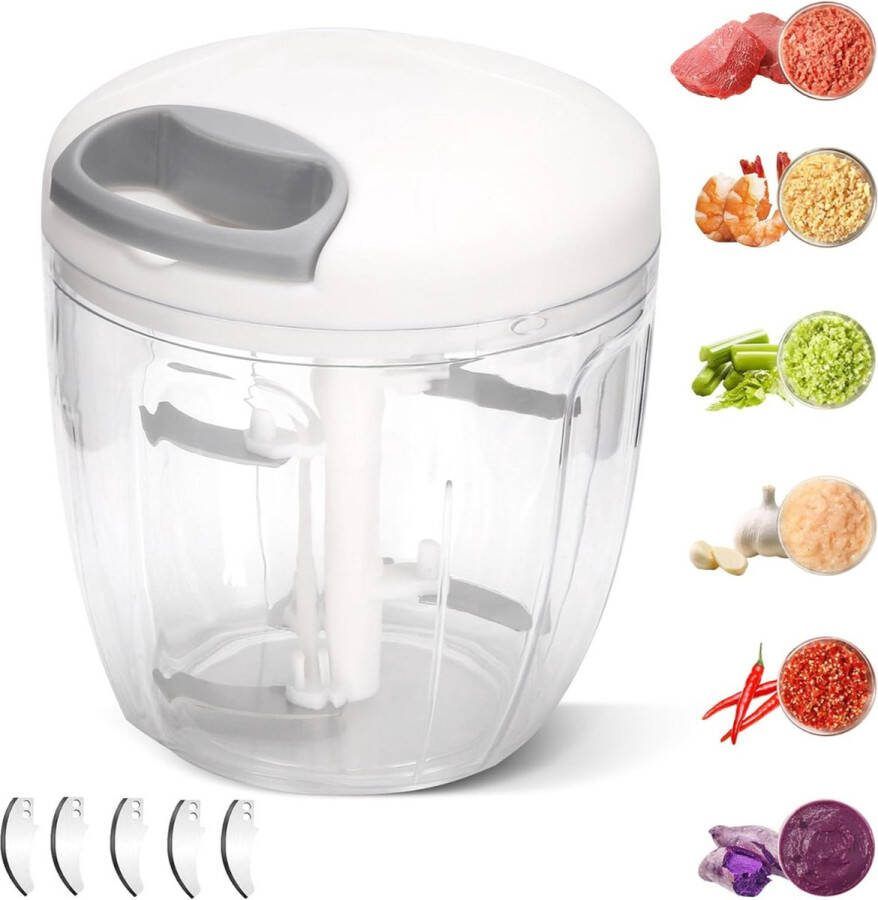 Groentehakker Uiensnijder Uienhakker Groentesnijder Handmatig Hakmolen Must have voor in de keuken!