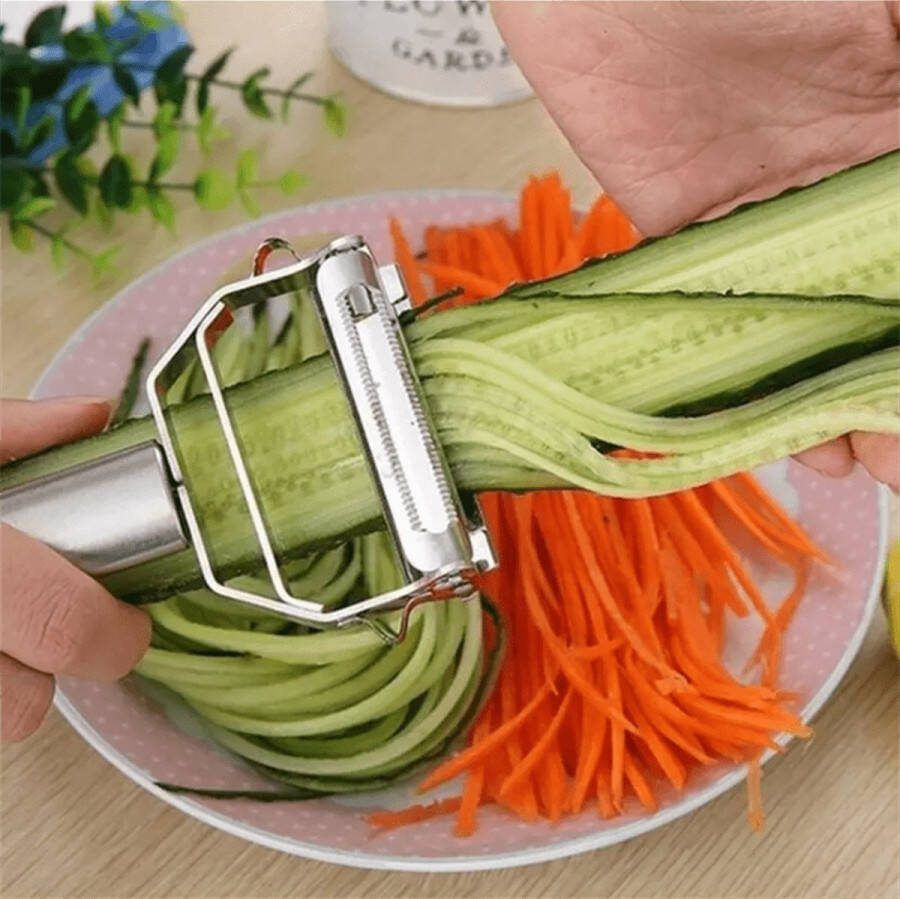Groentesnijder Wortelrasp Komkommer Snijder Aardappelschiller Dunschiller Groentenrasp Snijgereedschap Schilmesje
