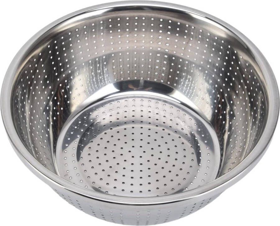 Groentewasmand- Groentezeefmand Roestvrijstalen Waskom Keuken Vergiet Afvoermand Filter Voor Groente Fruit Rijst 30cm