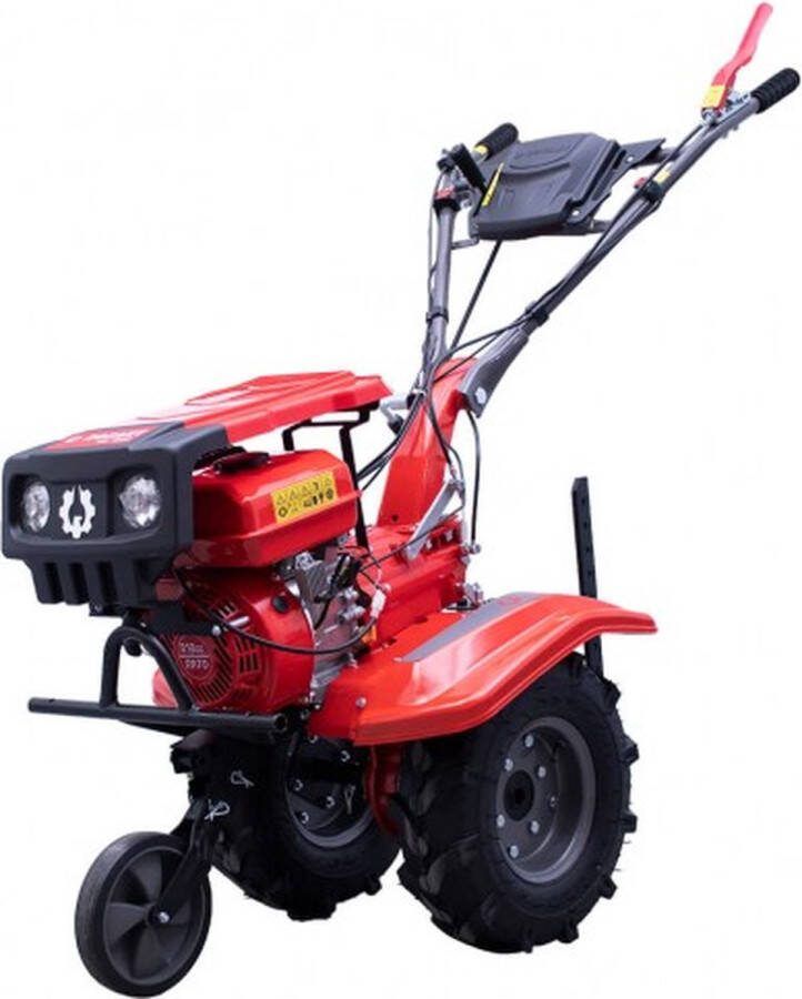 Grondfrees 7 pk RO100R met 5.00-8 wielen met kap