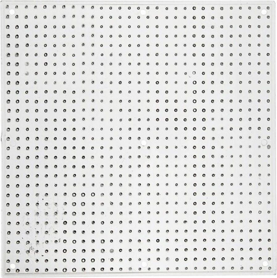 Grondplaat Voor Strijkkralen Onderplaat Helder Vierkant 14 5x14 5cm 1 stuk