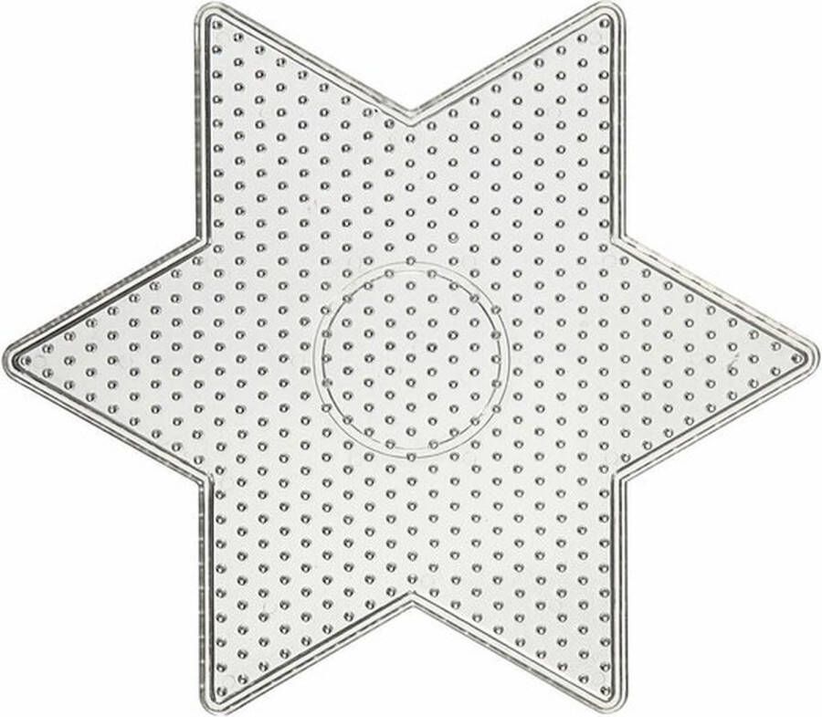 Grondplaat Voor Strijkkralen Onderplaat Helder Vierkant 15x15cm 1 stuk