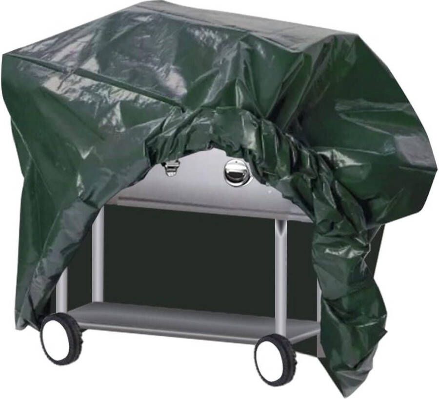 Grote BBQ Cover Wagon Trolley Olievat BBQ Barbecue Groene Tuinbescherming Waterdichte Cover 145CM X 61CM X 117CM ZWART GRIJS GROEN Outdoor Barbecue Cover BBQ hoes