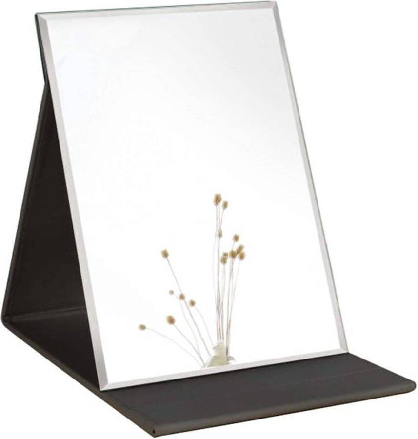 Grote Draagbare HD Make-up Spiegel Multi Stand Hoek Hand Vrij Opvouwbaar 10x7 Inch Scheerspiegel