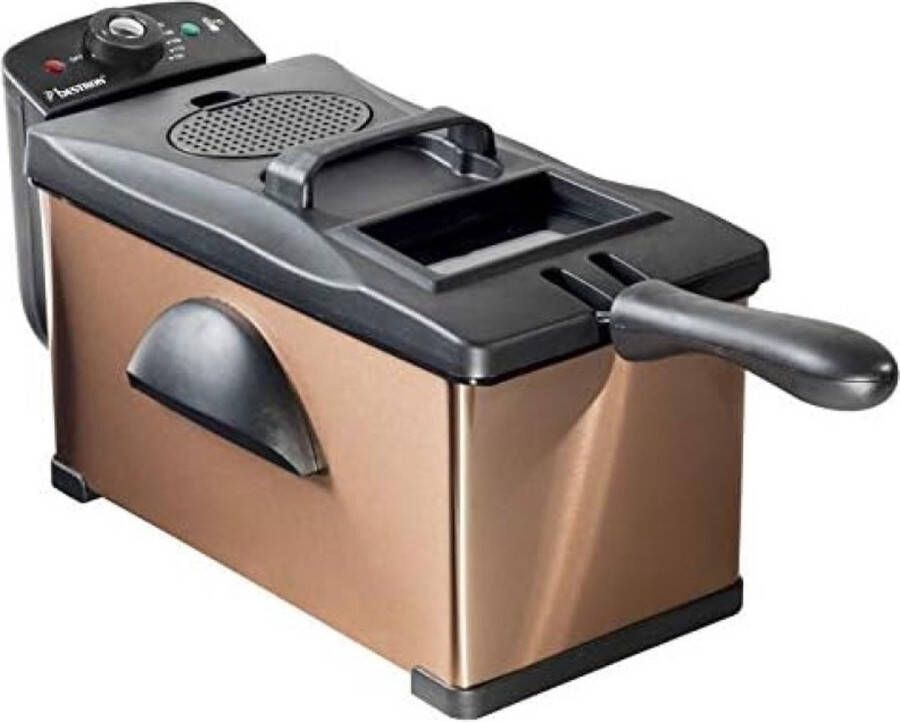 Grote friteuse met koude zone frituurpan met mand 2000W