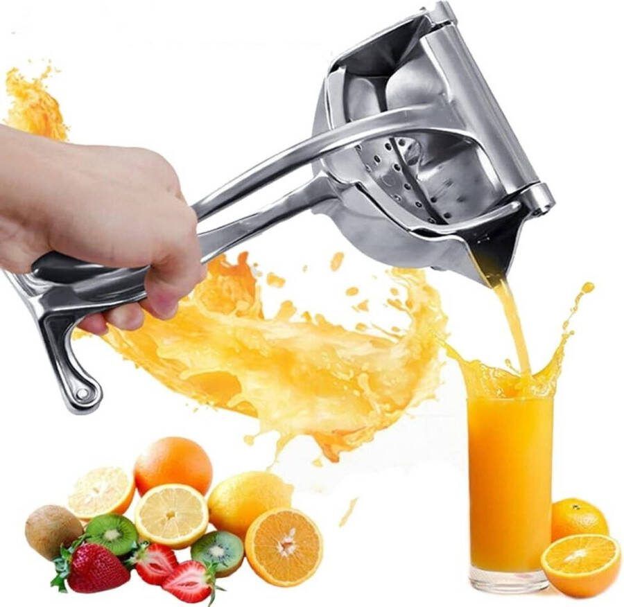 Grote handmatige fruitpers draagbare sappers citruspers van aluminiumlegering en roestvrij staal voor limoen sinaasappel en appelsap