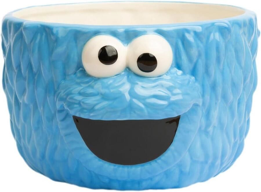 Grote kom van keramiek Grankom mok 11L 15 x 17.2 x 9.8 cm Sesame Street