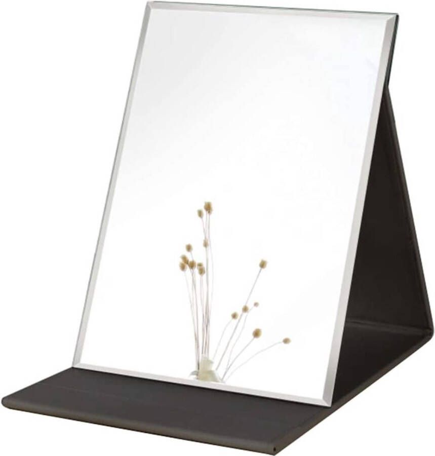 Grote make-upspiegel draagbaar super HD multi-staande spiegel handvrij draagbaar tafel spiegel opvouwbaar 20 x 14 cm