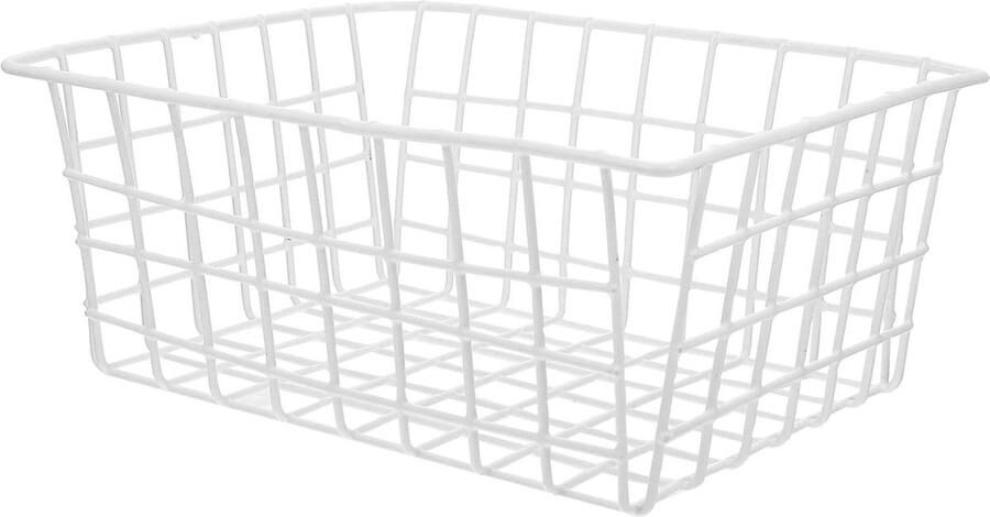 Grote Metalen Manden Serveerkasten Manden Fruitmandkasten Koelkastorganizer Vuilnisemmer IJzeren Schalen Scheidingswanden Borstcontainer Organizer Vriezer Groentekeuken