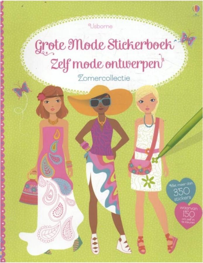 Grote Mode Stickerboek Zomercollectie (350 stickers) | Sint-tip | Kerst-tip | Cadeau-tip