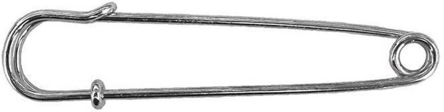 Grote Veiligheidsspeld Ponchospeld Zilver