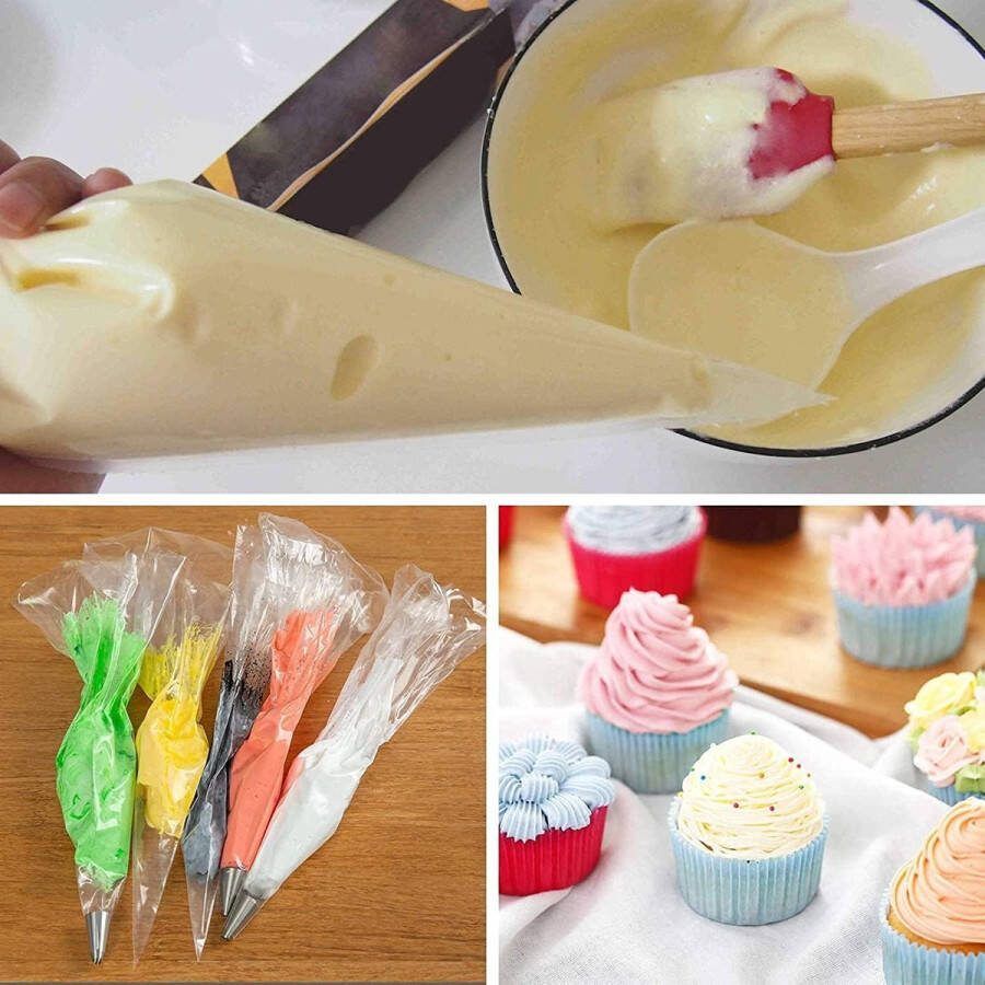 Grote Wegwerp spuitzakken 100 stuks Professionele Piping Bags voor fondant taarten en cupcakes spuitzakken wegwerp