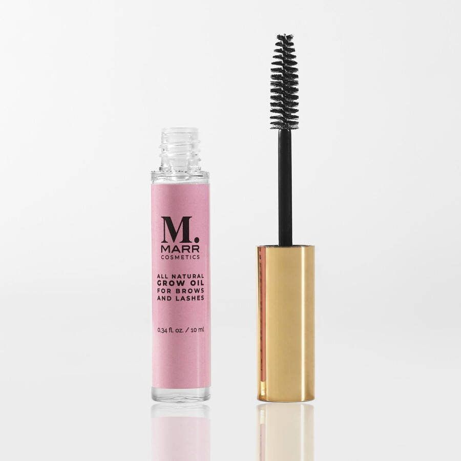 Merkloos Sans marque Grow Oil for Brows and Lashes 100% natuurlijk Wimperserum