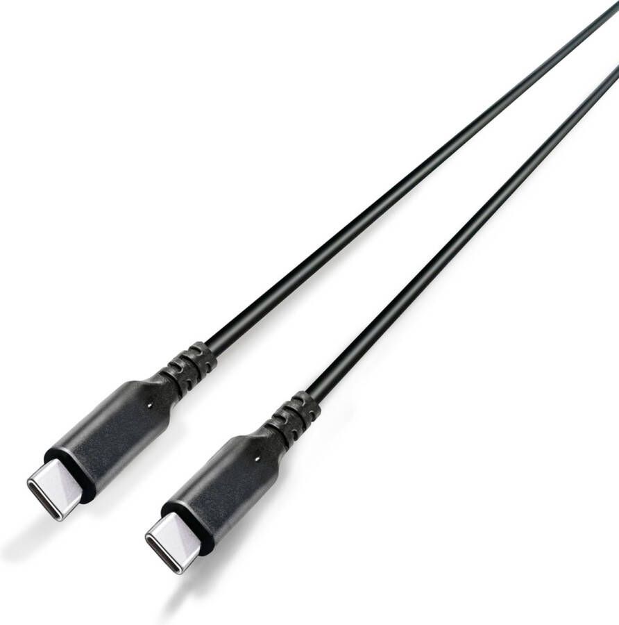 Grundig Kabel USB C naar USB C Kabel USB 3.2 Gen 2 Oplaadkabel 3 Meter Opladen en Synchroniseren 10Gbps Snel Laden Zwart