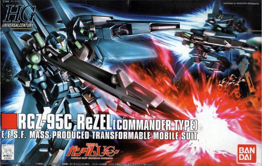 Gundam 1 144 HGUC ReZel Captain MS Model Kit 108