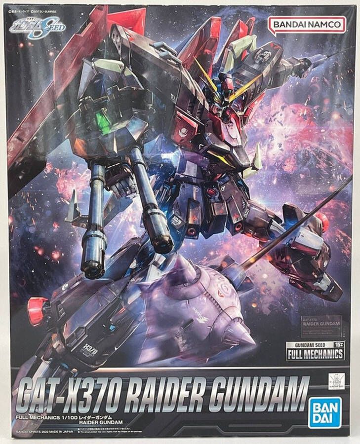 Bandai Namco Gundam Full Mechanics 1 100 GAT-X370 Raider Gundam Model Kit