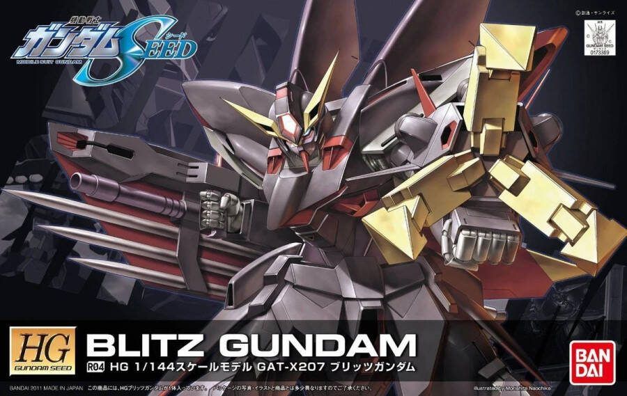 Gundam HG 1 144 R04 Blitz Gundam GAT-X207 Model Kit