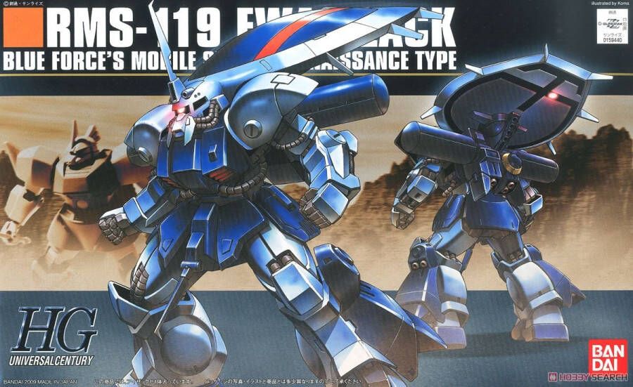 GUNDAM HG 1 144 RMS-119 EWAC Zack Model Kit