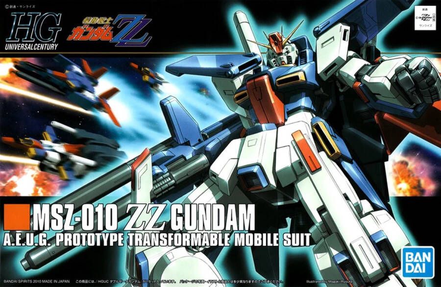 Gundam HGUC 1 144 ZZ Gundam Model Kit