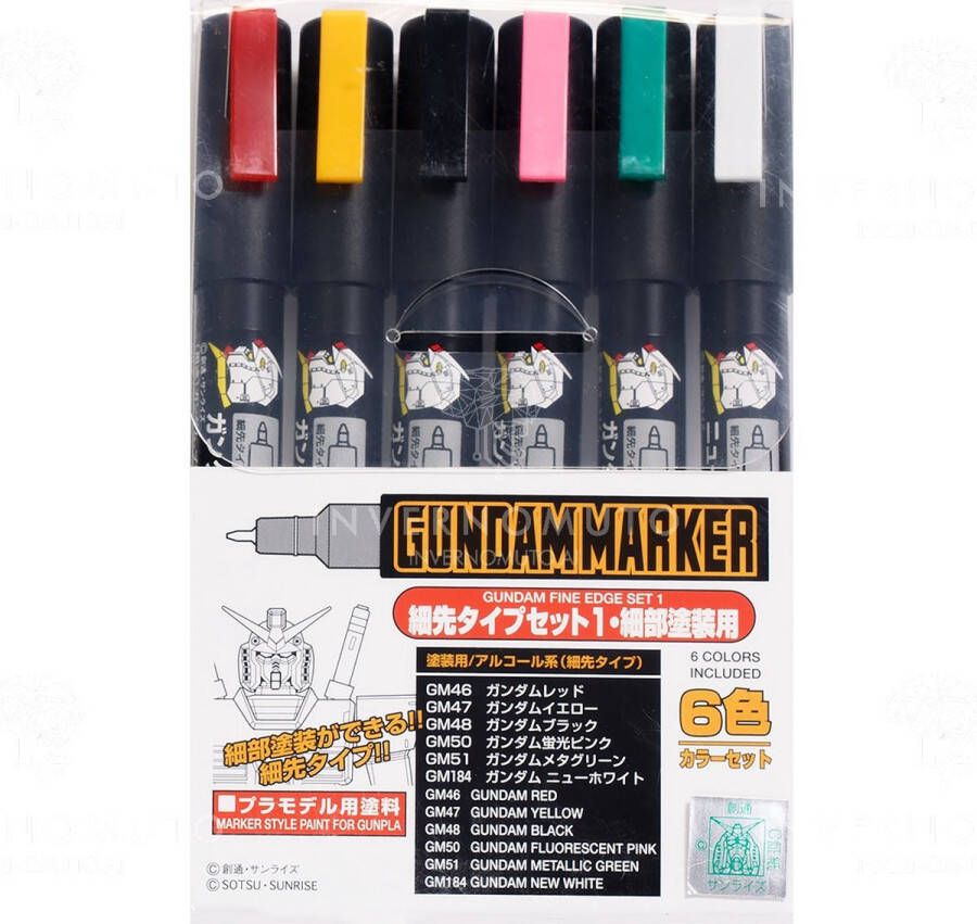 GUNDAM Marker GMS-110 Fine Edge Set