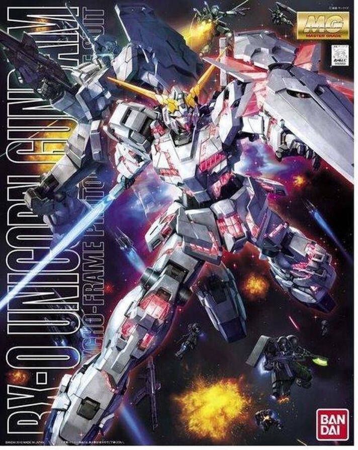 GUNDAM Model Kit Master Grade Unicorn Gundam 18 CM