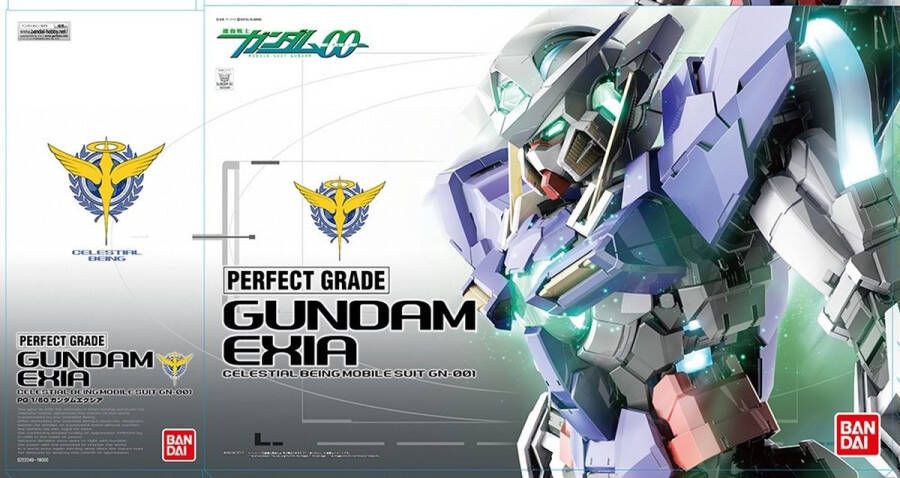 Gundam PG 1 60 OO Exia Celestial Being Mobile E Suit GN-001 Model Kit