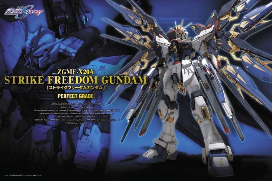 Gundam Strike Freedom PG 1 60 Model Kit