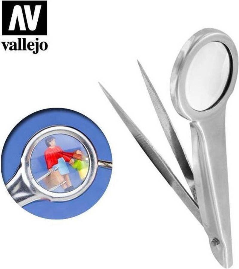 Merkloos Sans marque GUNDAM TOOLS Tweezers with Magnifier