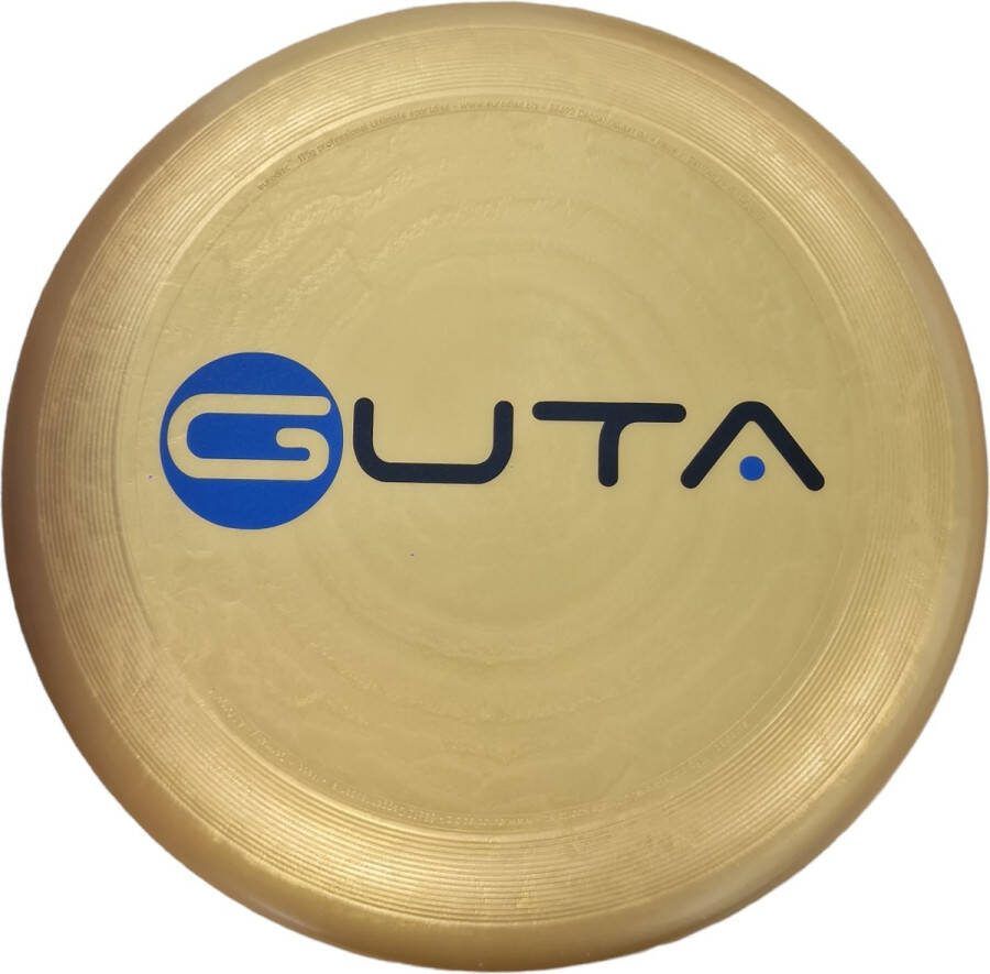 Guta Frisbee Professioneel Goud 175 Gram Kunststof 27 5cm