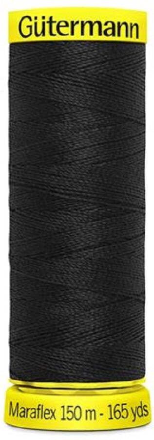 Gutermann 777000 Maraflex Elastische naaigaren 150mtr dikte 120 Kleur 000