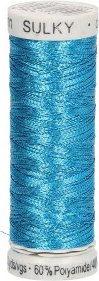 Gutermann Sulky Metallic blauw 7052 200 meter Machine Borduurgaren