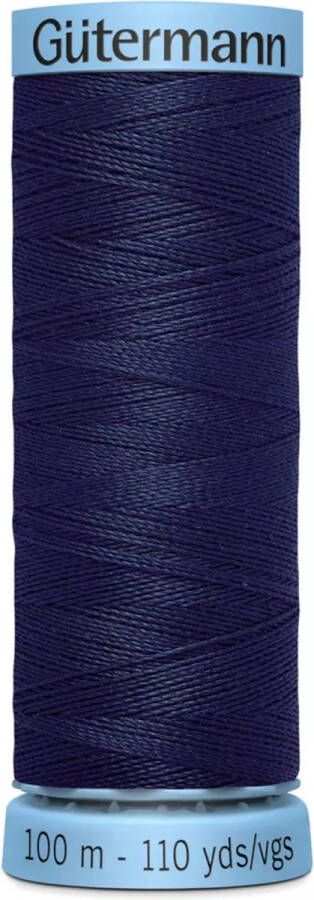 Gütermann Zijden naaigaren nachtblauw