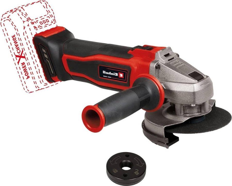 Haakse slijper 18 V 115 mm slijpschijfdiameter 28 mm slijpdiepte Quick Fix snelspanmoer