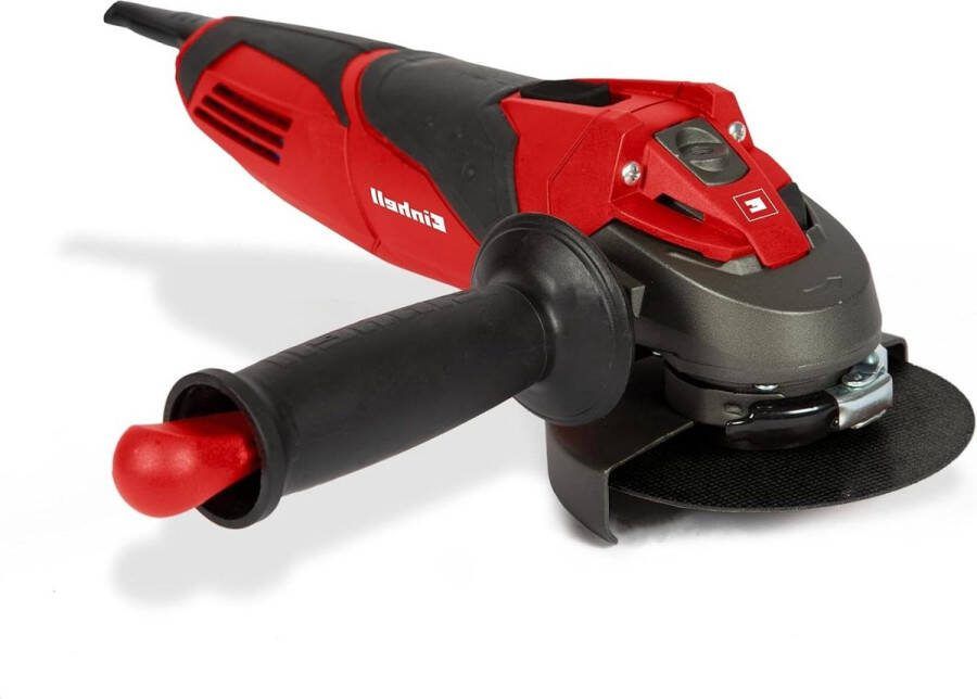Haakse Slijper TE-AG 115 720 W schijf Ø115 mm sleutel extra handvat zonder snijschijf slijpschijfbescherming snelinstelling vibratiearm veiligheidschakelaar herstart beveiliging