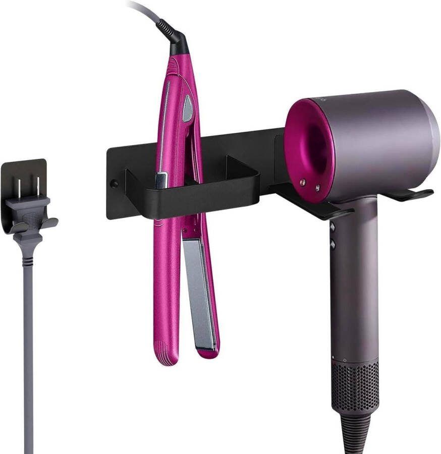 Haardroger houder muur gemonteerd haarstyling accessoires opslag badkamer organizer multifunctionele beugel
