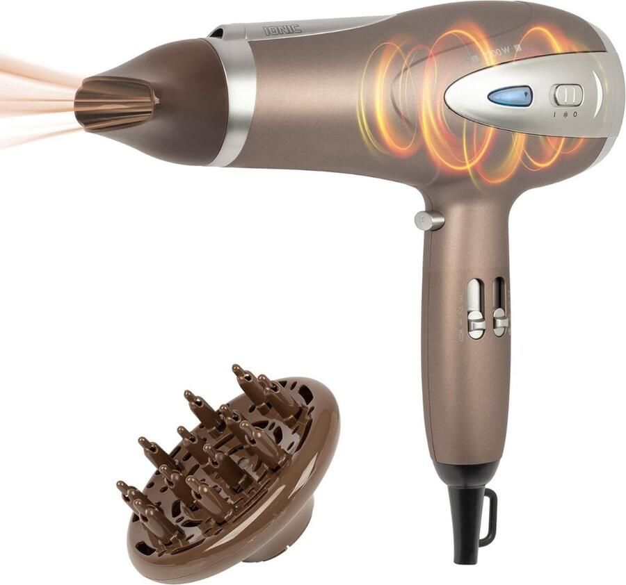 Haardroger Ionische Haardroger Föhn Krullen Anti Pluis