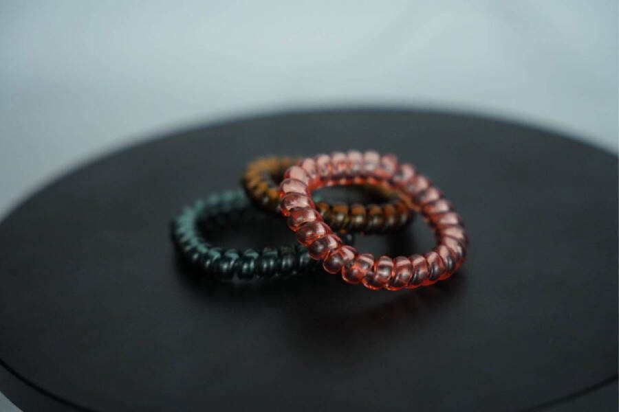 Haarelastiek Elastiekjes voor meisjes Haaraccessoires voor meisjes Mooie haarelastiekjes meisje Cadeautje meisje Setje van 3 elastiekjes Haarelastiekjes Meisjes zonder Metaal Elastiekje tegen beschadigen haar