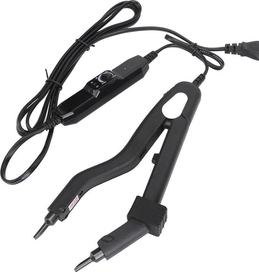 Haarextensies Tool instelbare temperatuur gelijkmatige verwarming Fusion Heat Iron Connector Wand 8.2ft netsnoer nooit binden haarextensies ijzer EU-stekker professionele kwaliteit